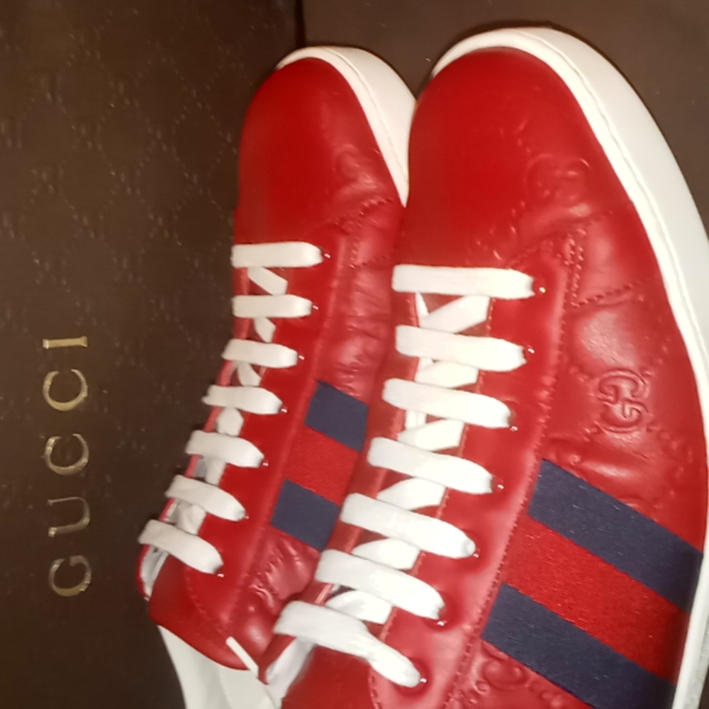 Gucci Ace Signature 'Red'